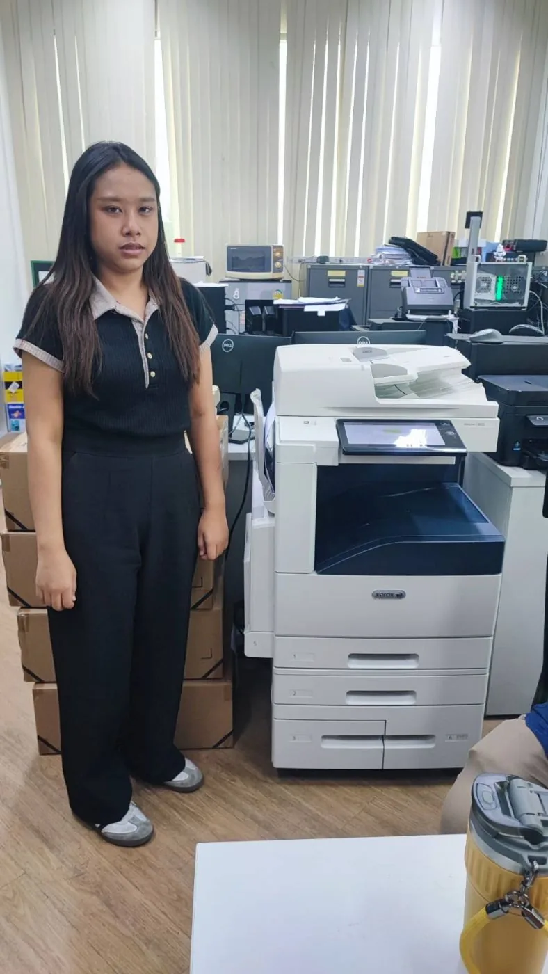 ติดตั้งเครื่องถ่ายเอกสาร Xerox AltaLink ให้เช่าที่ออฟฟิศลูกค้า