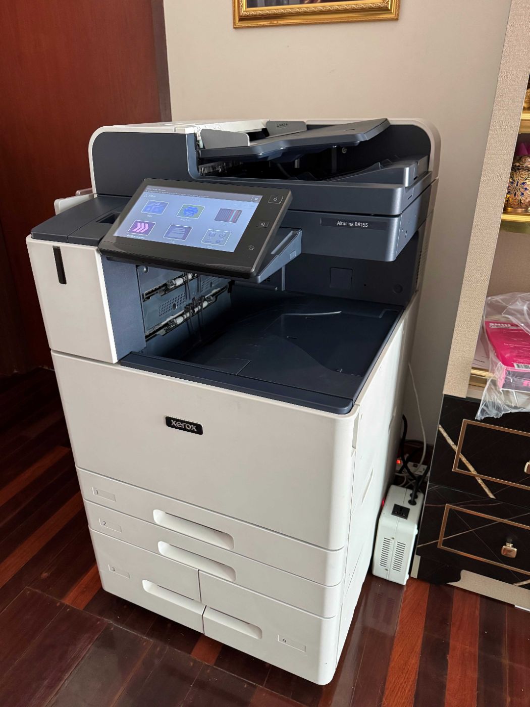 เช่าเครื่องถ่ายเอกสาร Xerox AltaLink B8155 — ภาพถ่ายจริงของเครื่องให้เช่า มุมที่ 1