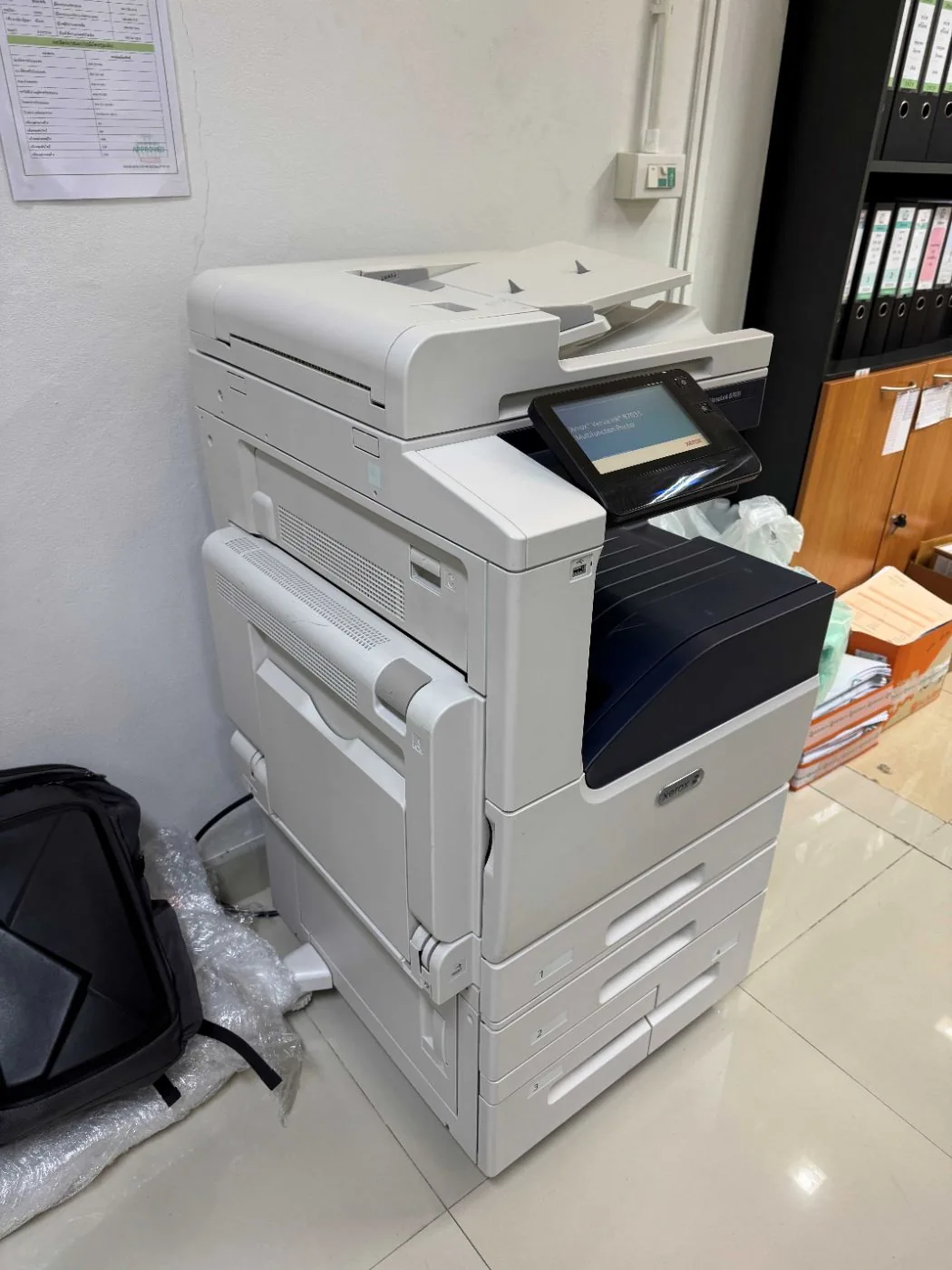 เช่าเครื่องถ่ายเอกสาร Xerox VersaLink 7035 — ภาพถ่ายจริงของเครื่องให้เช่า มุมที่ 1