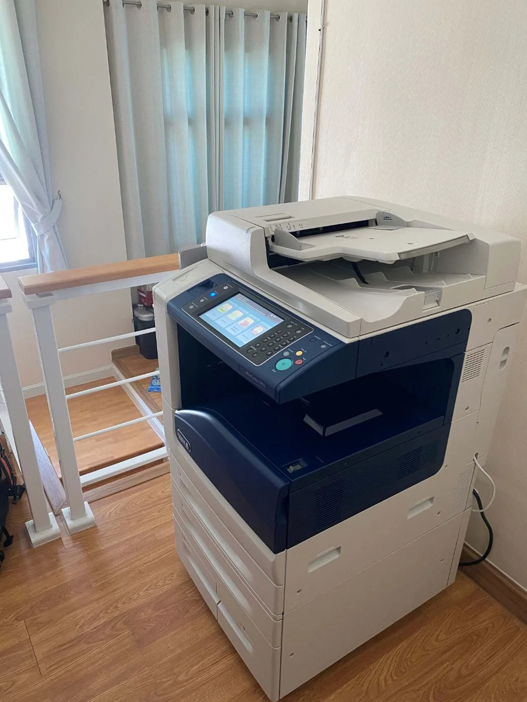 เช่าเครื่องถ่ายเอกสาร Xerox WorkCentre 7855 — ภาพถ่ายจริงของเครื่องให้เช่า มุมที่ 2
